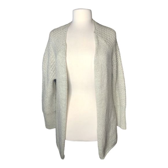 Sundance Wool and Alpaca Blend Knit Cardigan Neutral Cream XS - Picture 1 of 6
